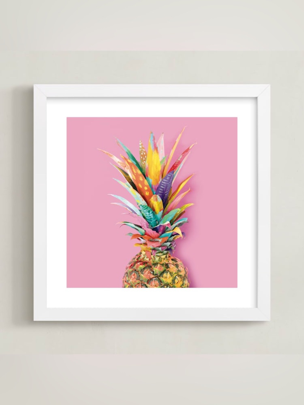 Pottery Barn Teen x Minted EttaVee “Pineapple Crown” Framed Print (Discontinued)